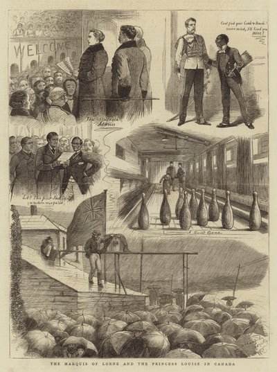 The Marquis of Lorne and the Princess Louise in Canada by William Ralston